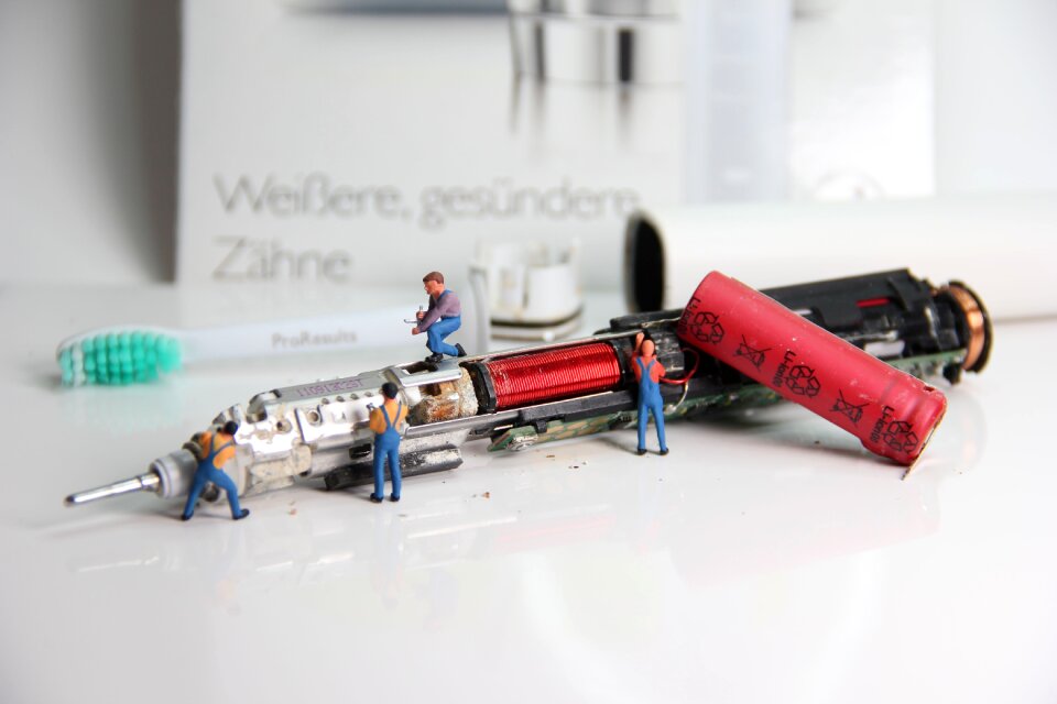 Dental care hygiene miniature figure