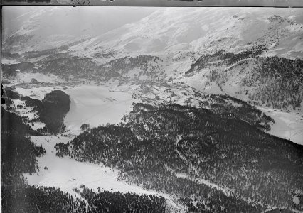 ETH-BIB-St. Moritz, Lai da Statz, Lai da S. Murezzan v. O. aus 2200 m-Inlandflüge-LBS MH01-005585