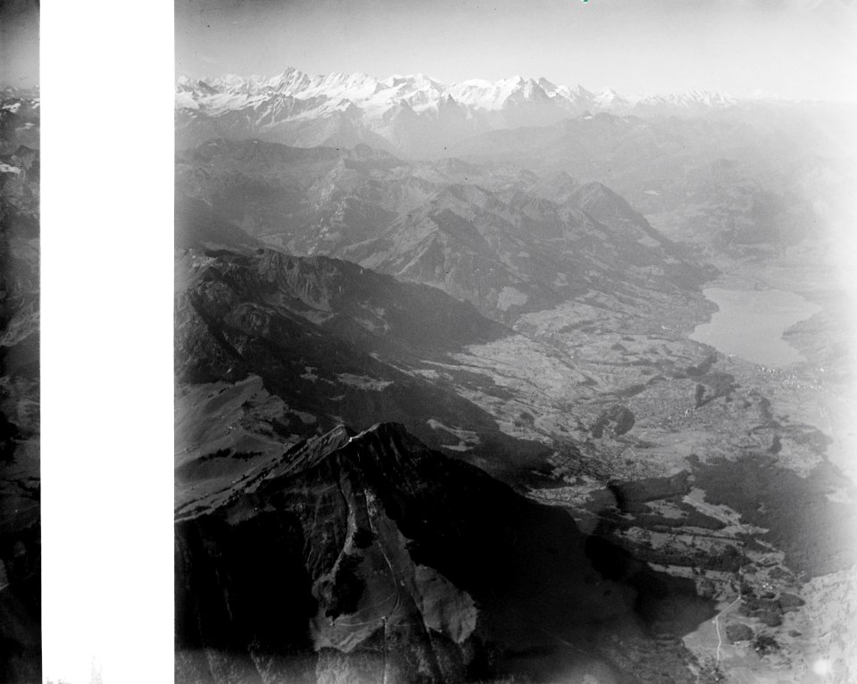 ETH-BIB-Stanserhorn, Sarnersee, Sarnen, Berneralpen v. N. aus 3500 m-Inlandflüge-LBS MH01-000171