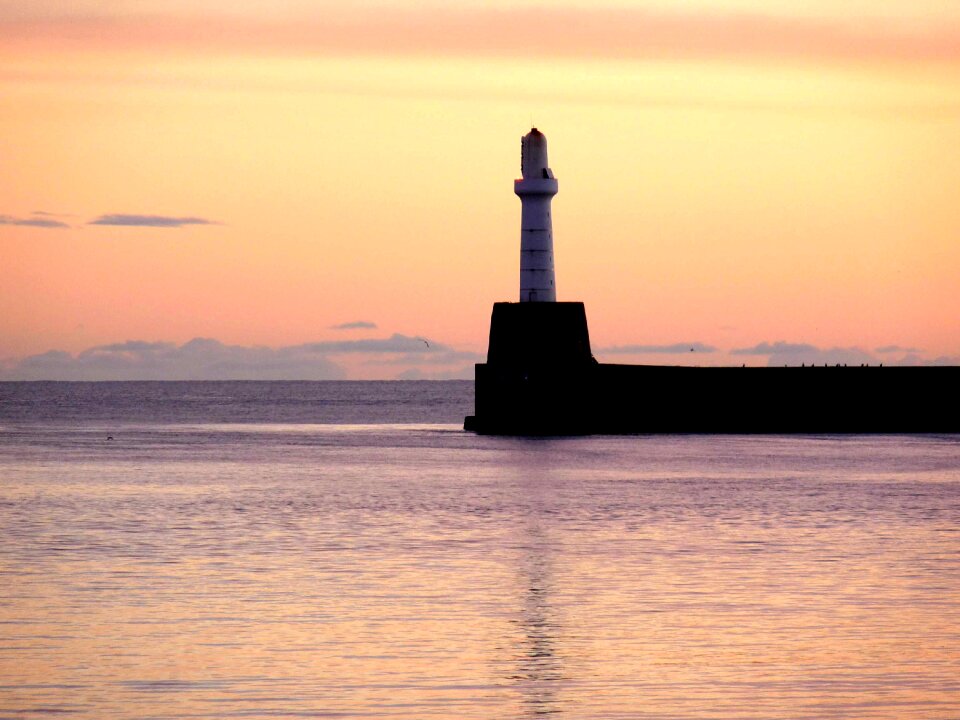 Sunset ocean dusk