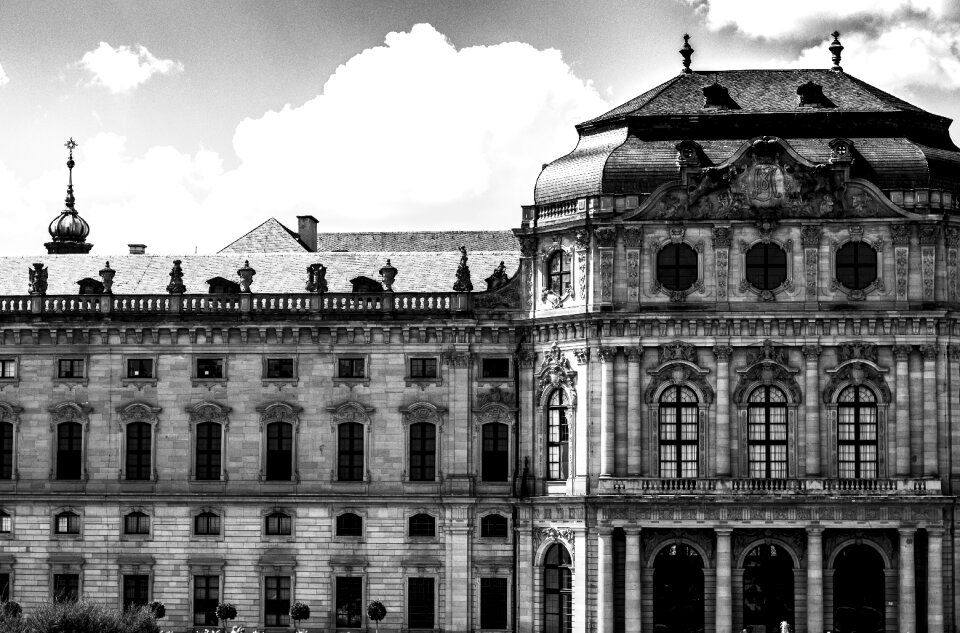 Building palace facade