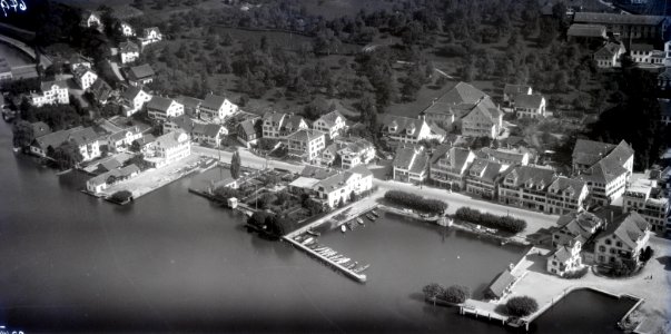 ETH-BIB-Stäfa, Hafen aus 100 m-Inlandflüge-LBS MH01-006497