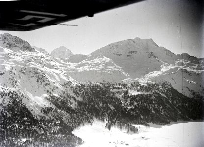 ETH-BIB-Surlej (Silvaplana), Piz Corvatsch, Piz Roseg v. N. aus 2600 m-Inlandflüge-LBS MH01-005594