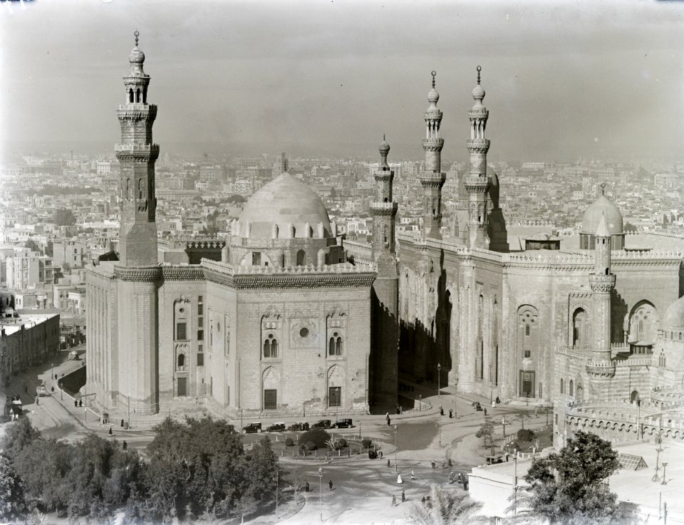 ETH-BIB-Sultan Hassan Moschee vor Zitadelle, Kairo-Kilimanjaroflug 1929-30-LBS MH02-07-0170