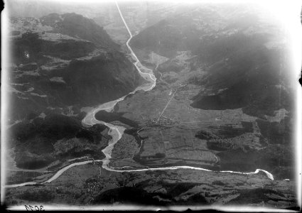 ETH-BIB-Tamins, Reichenau, Bonaduz, Rhäzüns, Hinterrhein, v. N. aus 3500 m-Inlandflüge-LBS MH01-003011