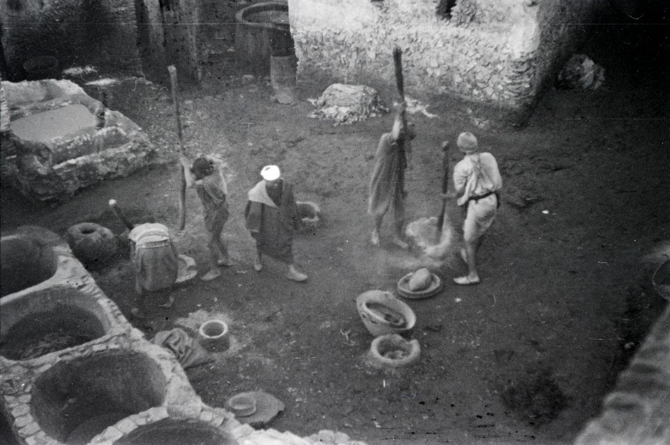 ETH-BIB-Teil einer Gerberei in Fès-Nordafrikaflug 1932-LBS MH02-13-0321