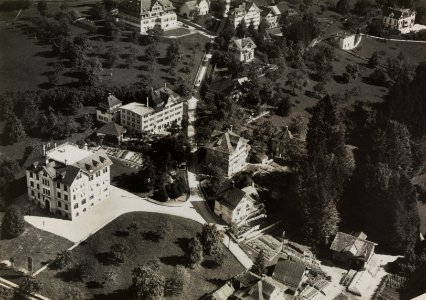 ETH-BIB-Teufen (AR) mit Schulhaus Hörli (l.) und Töchterinstitut Buser (r.)-Inlandflüge-LBS MH03-1514
