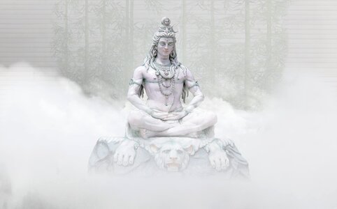 Shiva statue spiritual photo