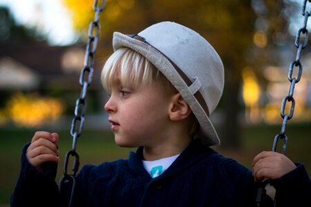 Child swing chain photo