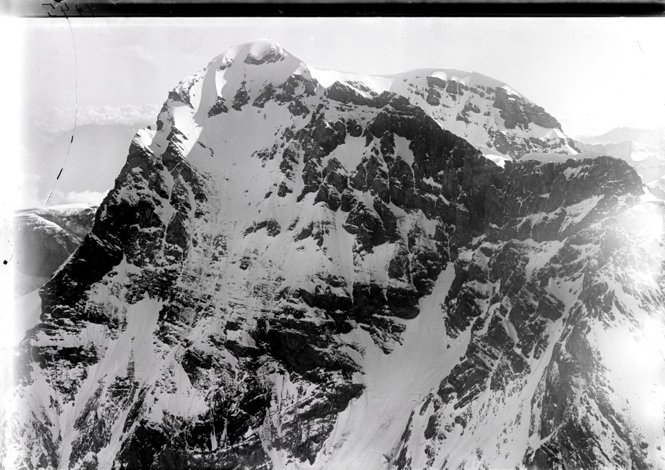 ETH-BIB-Tödi-Westwand v. S. W, aus 3500 m-Inlandflüge-LBS MH01-004745