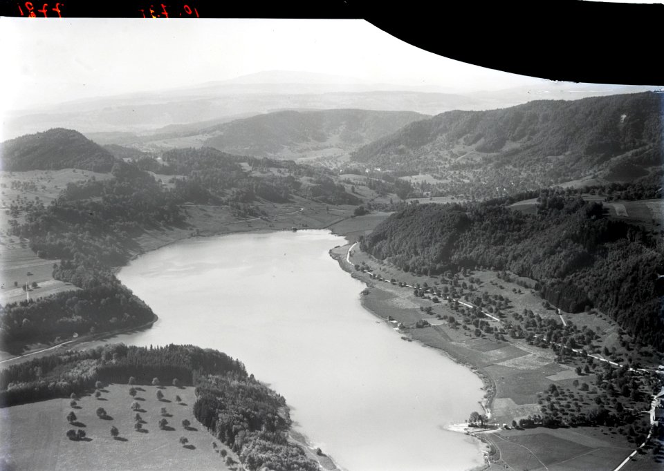 ETH-BIB-Türlersee, Aeugstertal, Albiskamm, Lindenberg v. O. aus 1200 m-Inlandflüge-LBS MH01-007781