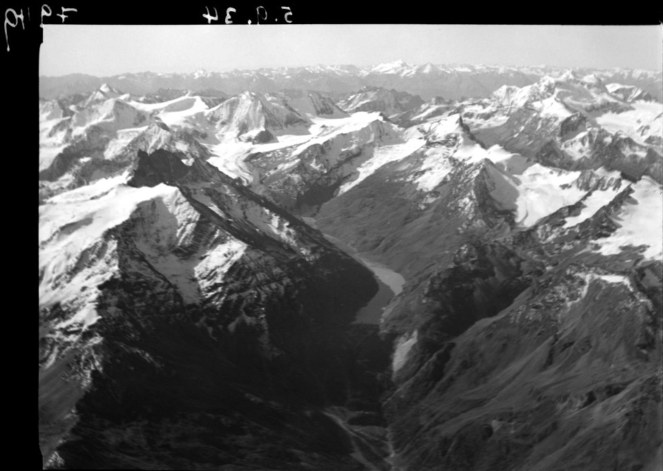 ETH-BIB-Val de Dix, Glacier du Mont Durand, Grand Combin-Inlandflüge-LBS MH01-007949