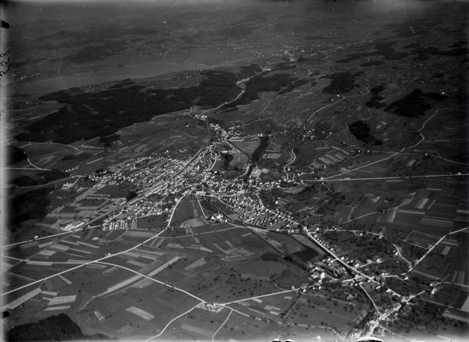 ETH-BIB-Uster, Übersicht, Pfäffikersee aus 1000 m-Inlandflüge-LBS MH01-000558