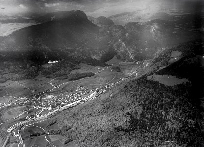ETH-BIB-Vallorbe, Dent de Vaulion, Lac de Joux v. N. O. aus 1700 m-Inlandflüge-LBS MH01-006060