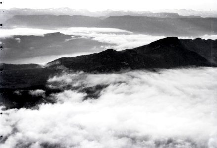 ETH-BIB-Vallée du Rhône - Lac du Bourget - Haute Savoie von S.W. aus 2600 m Höhe-Mittelmeerflug 1928-LBS MH02-05-0003