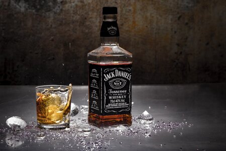 Whisky glass alcohol photo
