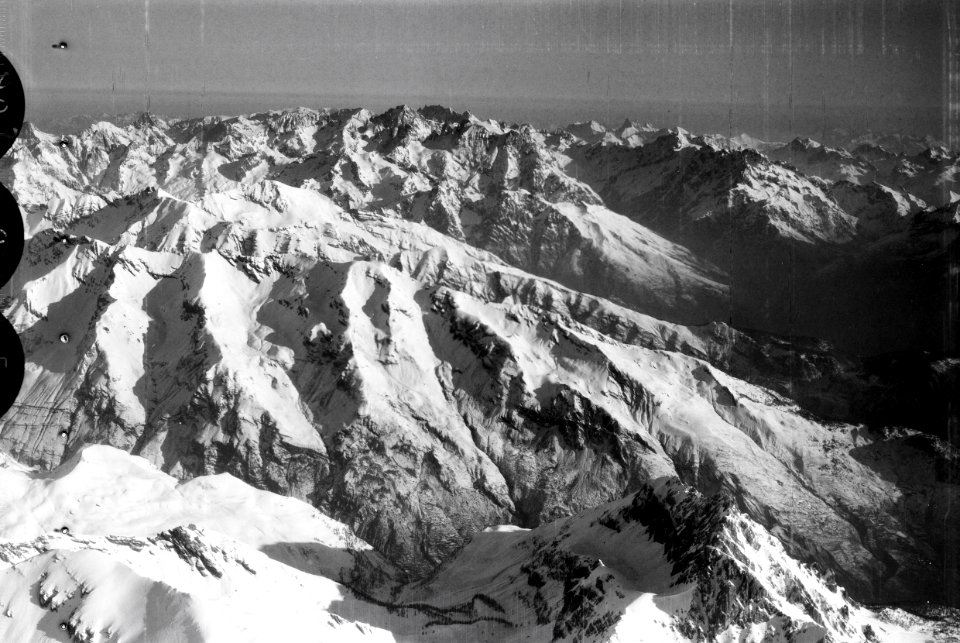 ETH-BIB-Vallée la Bessée mit Massif du Pelvoux von S.O., Tal du Gironde de Briançon, aus 4500 m Höhe-Mittelmeerflug 1928-LBS MH02-05-0094