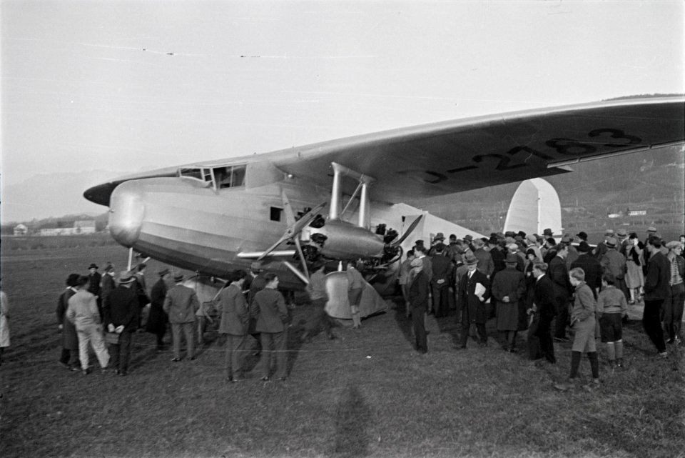 ETH-BIB-Vorführung Dornier DO K3, Oberst Emil Messner, Lang-Inlandflüge-LBS MH05-95-26