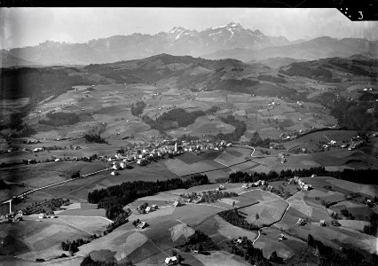 ETH-BIB-Wald, Gäbris, Säntis v. N. O. aus 1800 m-Inlandflüge-LBS MH01-005395