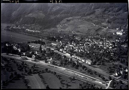 ETH-BIB-Walenstadt, Allmend v. S. aus 400 m-Inlandflüge-LBS MH01-007849