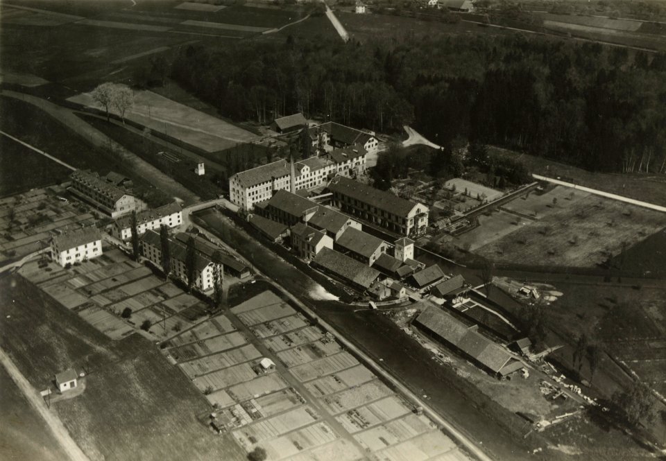 ETH-BIB-Wallisellen-Dübendorf, Zwirnerei (Nähfadenfabrik) Zwicky-Inlandflüge-LBS MH03-1618