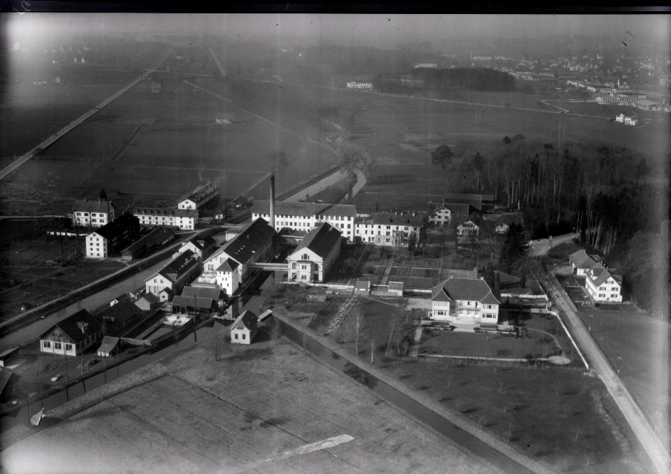 ETH-BIB-Wallisellen-Dübendorf, Zwirnerei (Nähfadenfabrik) Zwicky-Inlandflüge-LBS MH03-1079