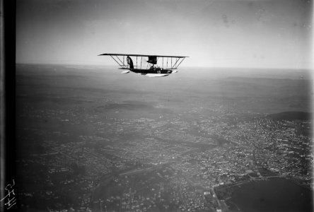 ETH-BIB-Wasserflugzeug über Zürich aus 2000 m-Inlandflüge-LBS MH01-001475