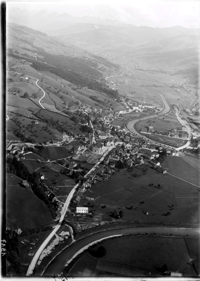 ETH-BIB-Wattwil, Obertoggenburg u. Churfristen v. N. W.-Inlandflüge-LBS MH01-001917