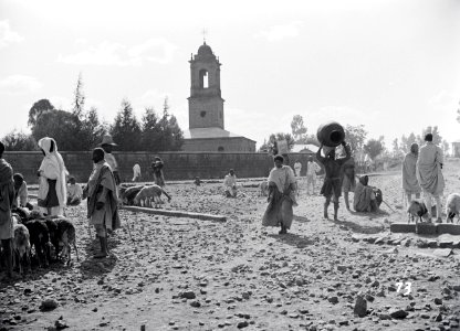 ETH-BIB-Waschplatz, Michaelskirche Addis Abeba-Abessinienflug 1934-LBS MH02-22-0452