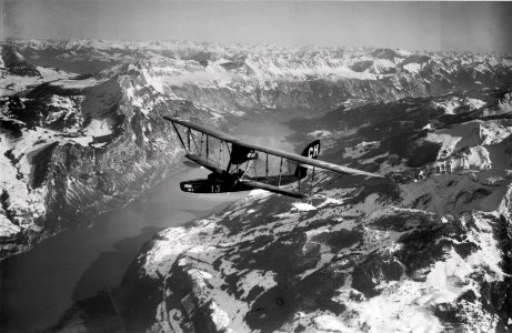 ETH-BIB-Wasserflugzeug über Kerenzerberg, Walensee, Churfirstenkette, Bündneralpen-Inlandflüge-LBS MH01-001445
