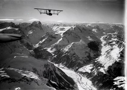 ETH-BIB-Wasserflugzeug über Linthal, Urner Boden, Tödi, Klausenpass aus 4000 m-Inlandflüge-LBS MH01-001481