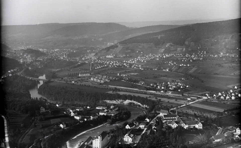 ETH-BIB-Wettingen, Baden v. S. aus 600 m-Inlandflüge-LBS MH01-004378
