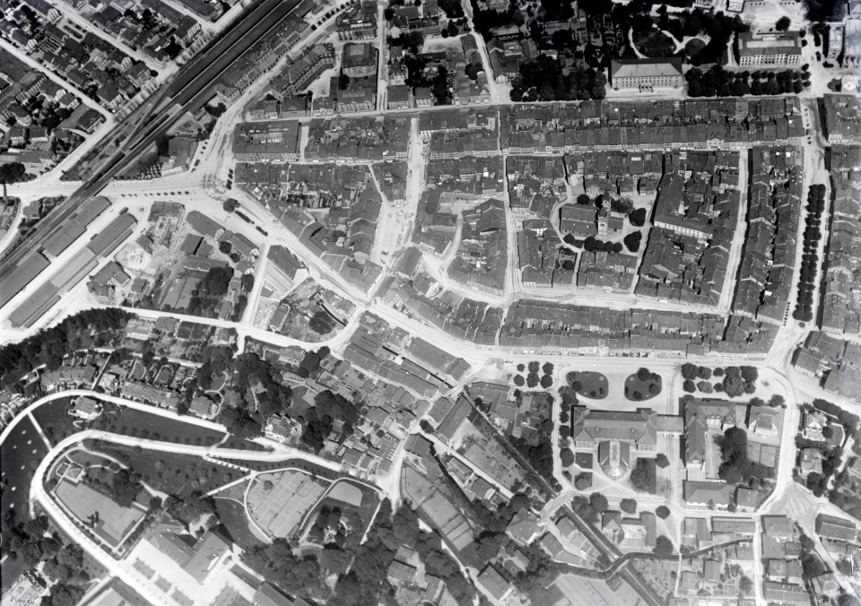 ETH-BIB-Winterthur, Altstadt aus 500 m-Inlandflüge-LBS MH01-000545