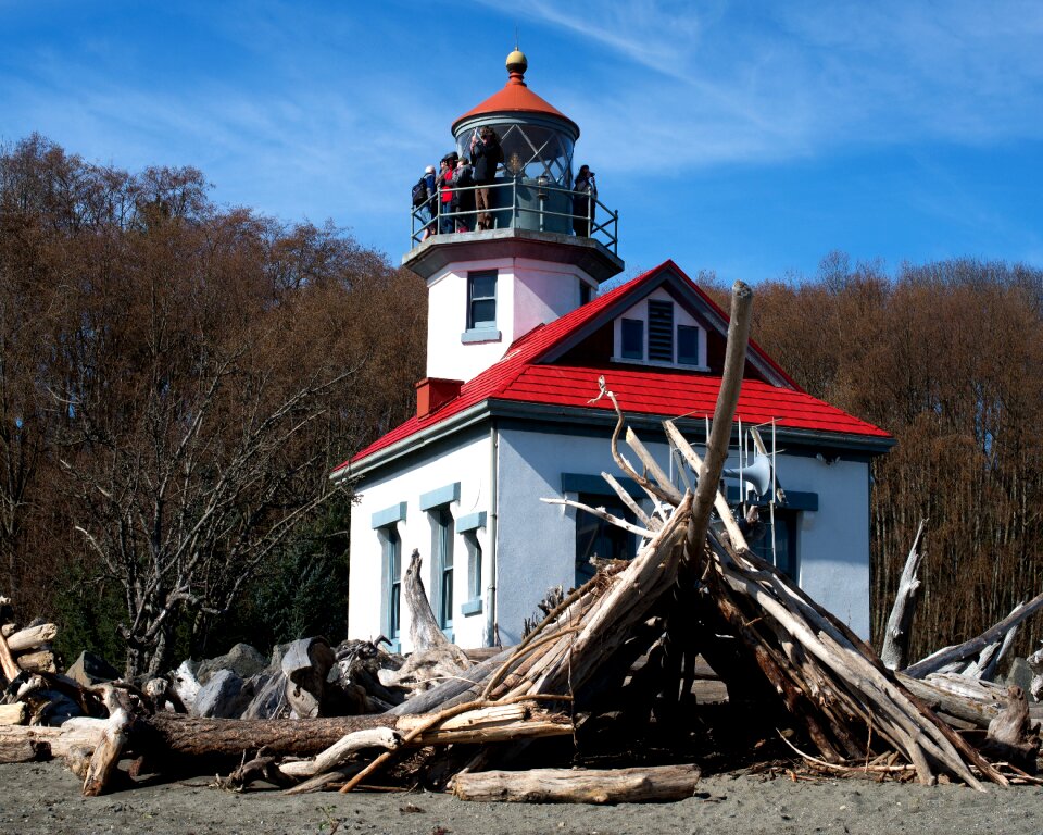 Vashon island house building