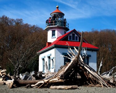 Vashon island house building