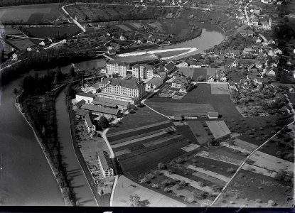 ETH-BIB-Windisch mit Industrie v. O. aus 400 m-Inlandflüge-LBS MH01-003615