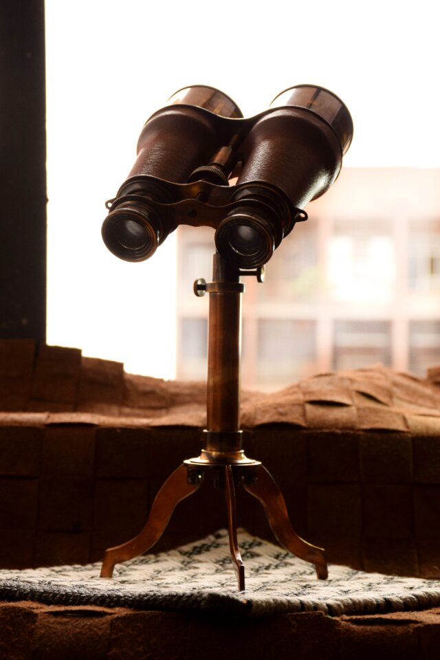 Binocular antque art