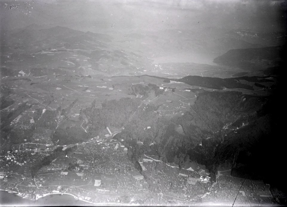 ETH-BIB-Zugerberg, Zug, Ägerisee v. W.-Inlandflüge-LBS MH01-000529