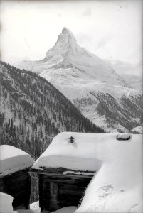 ETH-BIB-Zermatt, Matterhorn, Standaufnahme-Inlandflüge-LBS MH05-85-01