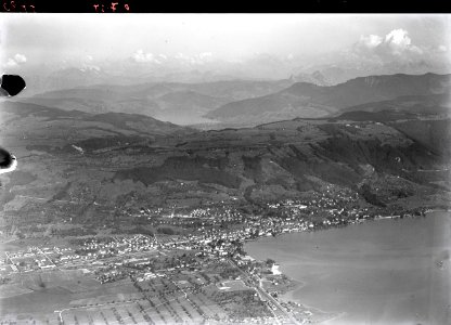 ETH-BIB-Zug, Ägerisee, Mythen aus 2000 m-Inlandflüge-LBS MH01-007780