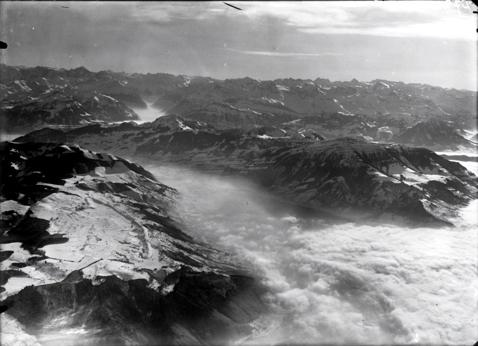ETH-BIB-Zugerberg, Rigi, Urneralpen, Vierwaldstättersee, Zugersee-Inlandflüge-LBS MH01-000272