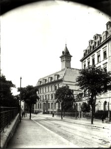 ETH-BIB-Zürich, ETH Zürich, altes Maschinenlaboratorium, Fassade Nord-Ost-Ans 00949
