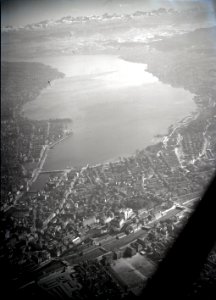 ETH-BIB-Zürich mit See, Glarneralpen-Inlandflüge-LBS MH01-006434