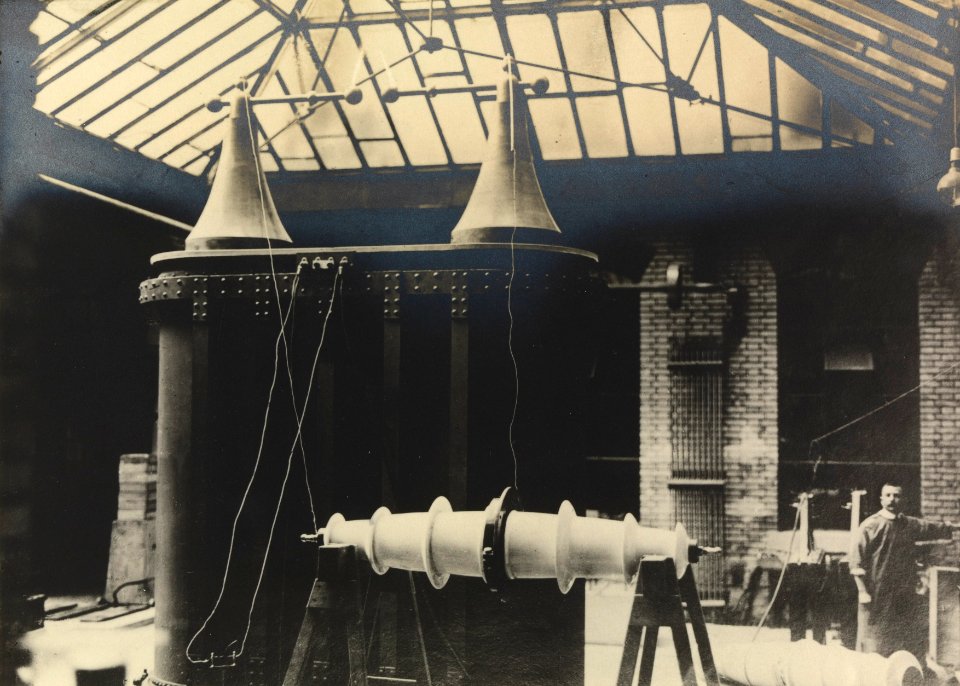 ETH-BIB-Zürich, ETH Zürich, Altes Maschinenlaboratorium, Maschinenraum-Ans 01188