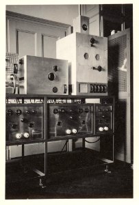 ETH-BIB-Zürich, ETH Zürich, Altes Physikgebäude, Institut für Hochfrequenztechnik, Ultrakurzwellensender-Ans 04171-003