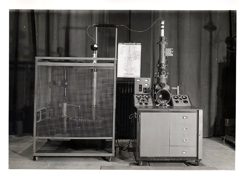 ETH-BIB-Zürich, ETH Zürich, Altes Physikgebäude, Abteilung für Elektrotechnik, Hochspannungslaboratorium-Ans 02369