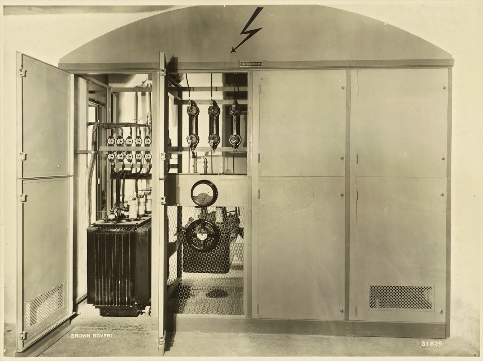 ETH-BIB-Zürich, ETH Zürich, Altes Physikgebäude, Transformatoren-Station-Ans 05436-015-AL-FL