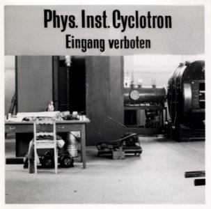 ETH-BIB-Zürich, ETH Zürich, Altes Physikgebäude, Cyclotron -Zyklotron--Ans 00858