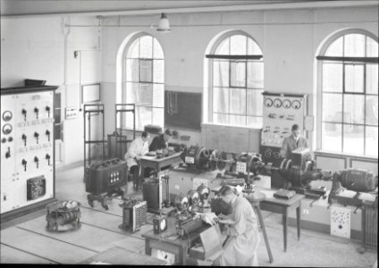 ETH-BIB-Zürich, ETH Zürich, Altes Physikgebäude, Elektrotechnisches Labor-Dia 260-018