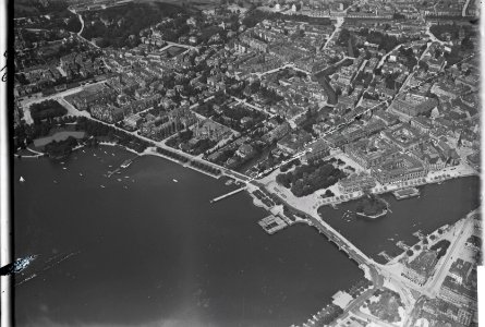 ETH-BIB-Zürich, Bürkliplatz, Stadthaus, General-Guisan-Quai-Inlandflüge-LBS MH01-000673